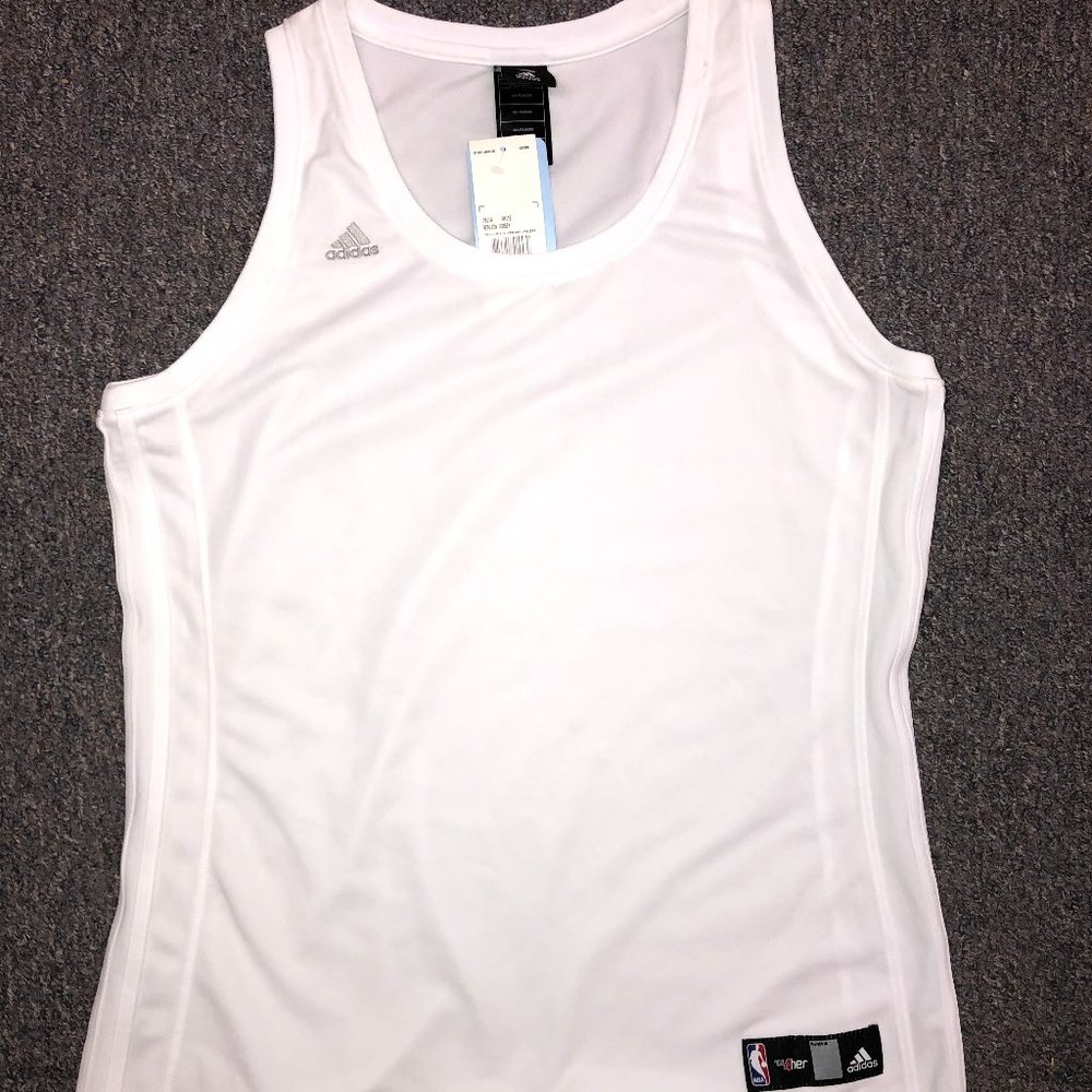 Women's White NBA Replica Jersey Tank Top